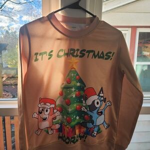 Custom Created Bluey Christmas Sweatshirt